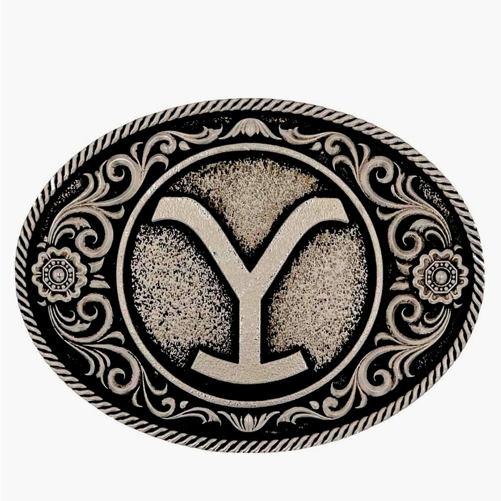Montana Silversmiths Yellowstone Floral Filagree Belt Buckle